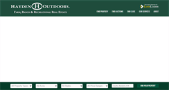 Desktop Screenshot of haydenoutdoors.com